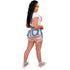 Washed frayed stretch denim shorts - ROUTINE FASHION